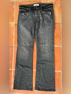 Habitual Women’s Charcoal Straight Jeans 30” Waist x 32”